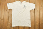 Vintage Embroidered Skull Crew Graphic T-Shirt