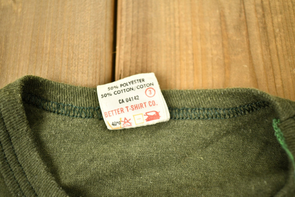 Vintage 1983 M*A*S*H Fanatic TV Promo Ringer T-shirt