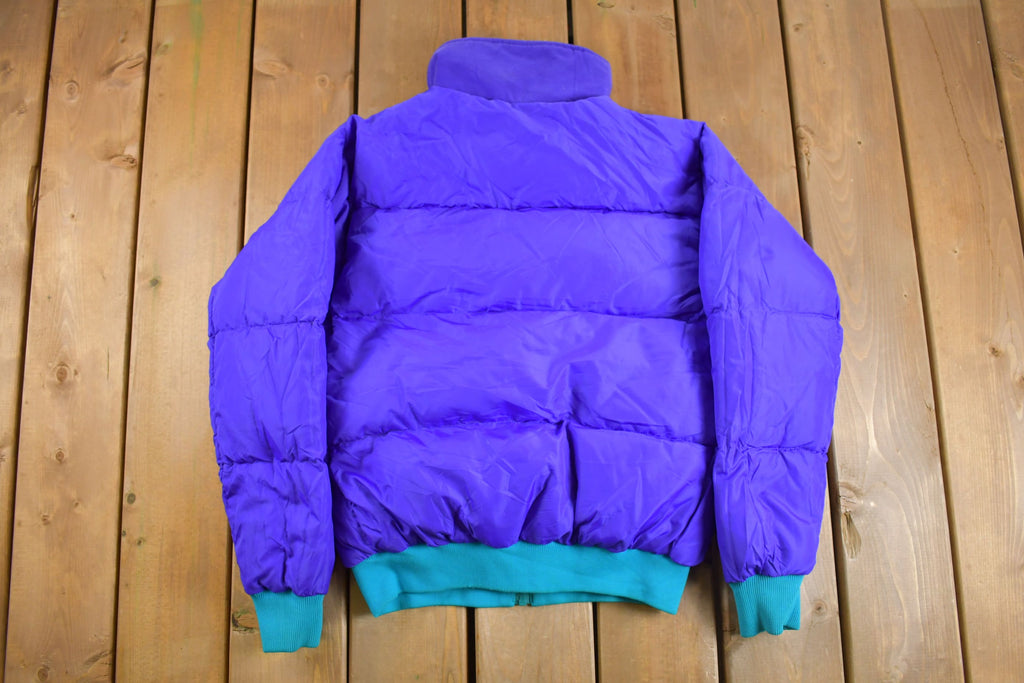 Vintage 1990s Columbia Sportswear Reversible Puffer Jacket