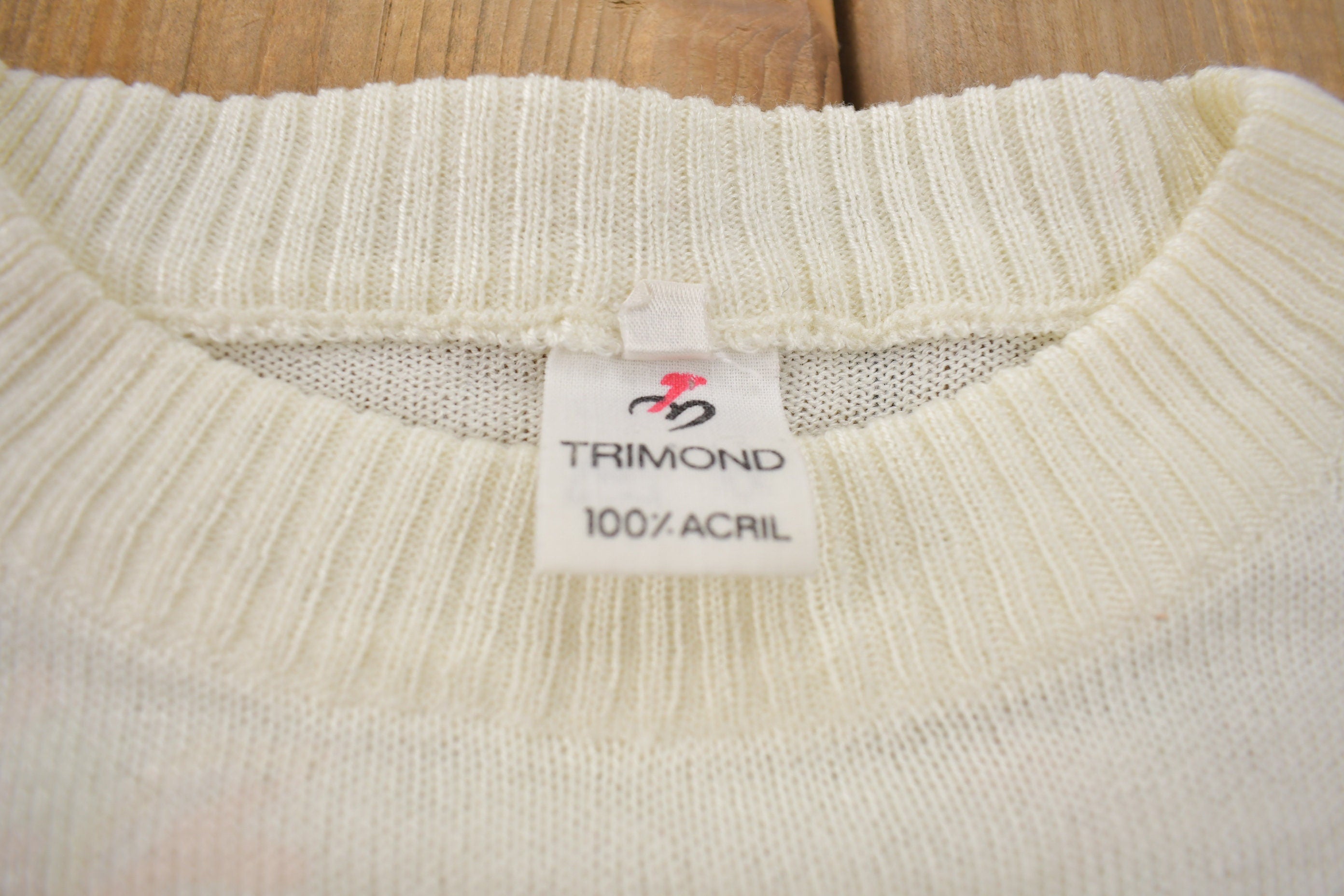 Vintage 1990s Thrimond Knitted Crewneck Sweater