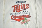 Vintage 1987 Minnesota Twins MLB Crewneck Sweatshirt Men's Medium