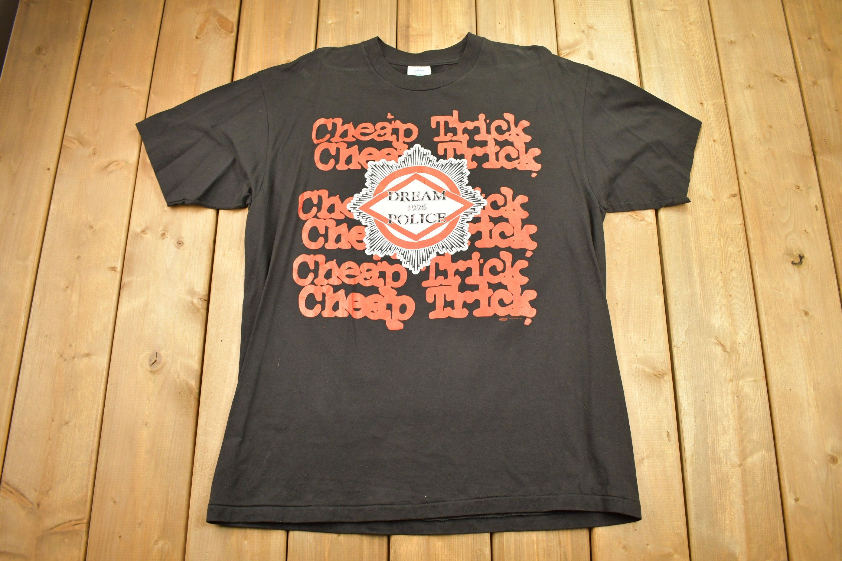 Vintage 1996 Cheap Trick North American Tour Promo T Shirt AOP
