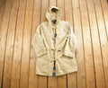 Vintage 1990s Denim&Co Loop Button Up Rain Jacket