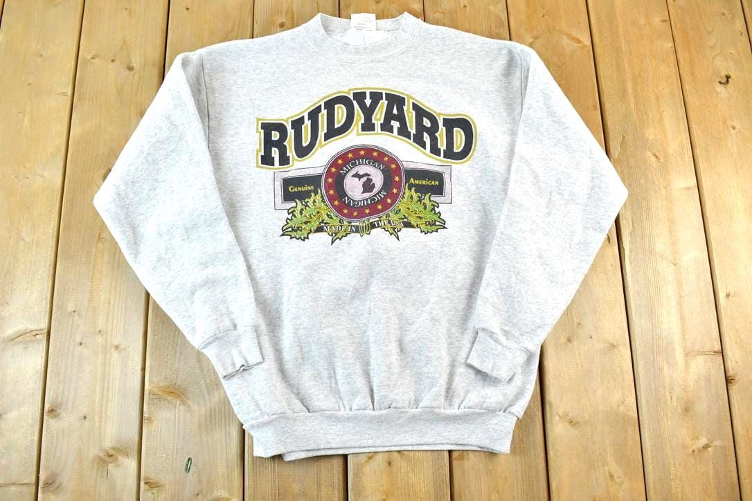 Vintage 1990s Rudyard Michigan Crewneck Sweatshirt Made In USA