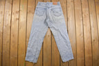 Vintage 1990s Levi's 550 Red Tab Distressed Denim Jeans Size 32 x 31