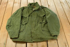 Vintage 1980s M-65 Military Cold Weather Field Coat Men's Large