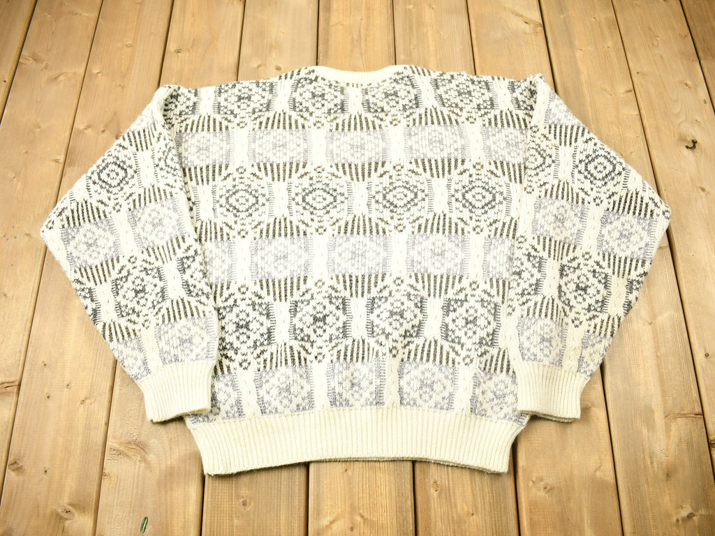 Vintage 1990s Jantzen Knitted Crewneck Sweater