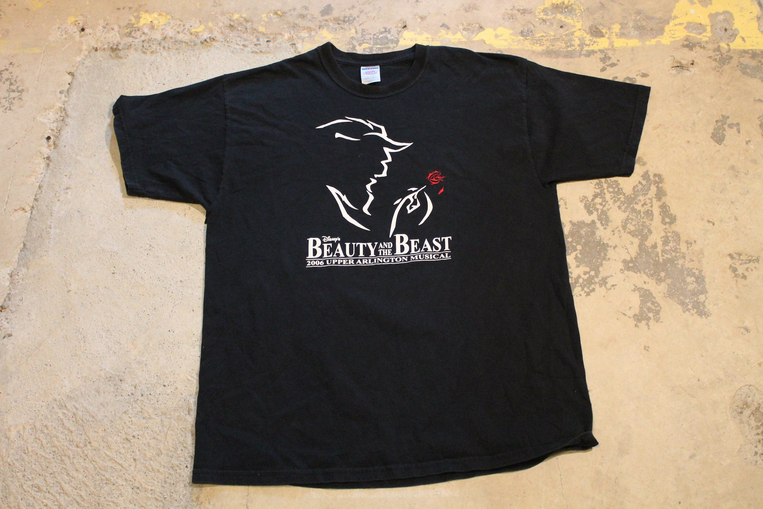 Vintage 1990s Beauty And The Beast Musical Promo T Shirt