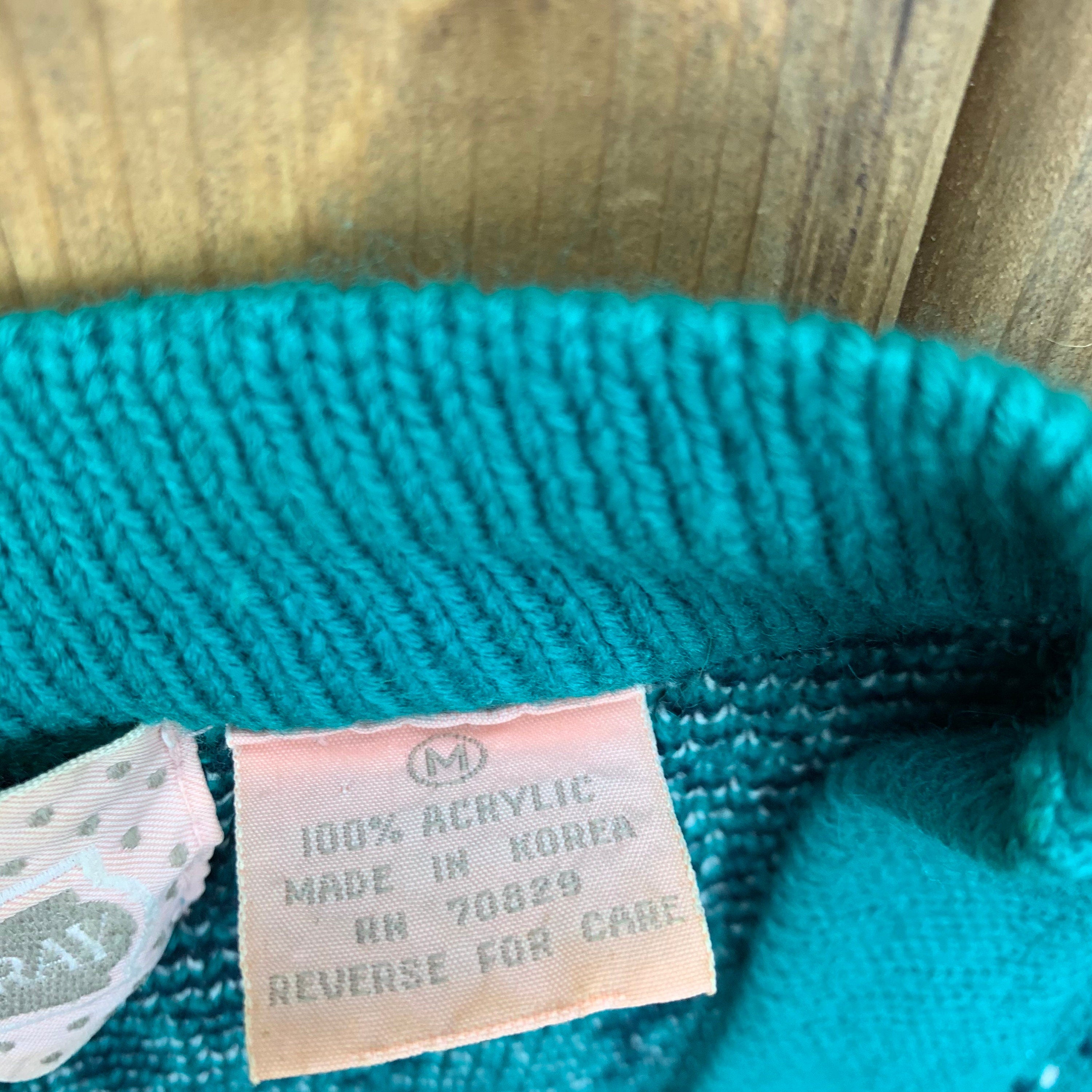 Vintage 90's Knitted Cardigan Sweater