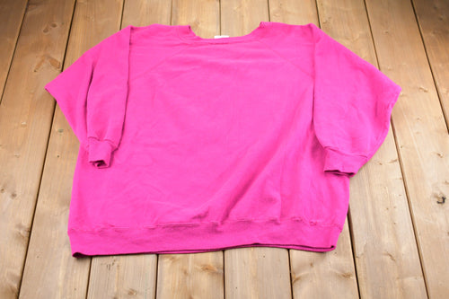 Vintage 1990s Hanes Her Way Floral Graphic Crewneck Sweatshirt