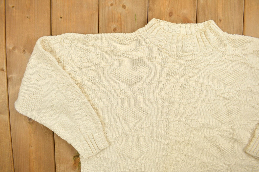 Vintage 1990s White Stag Knitted Crewneck Sweater