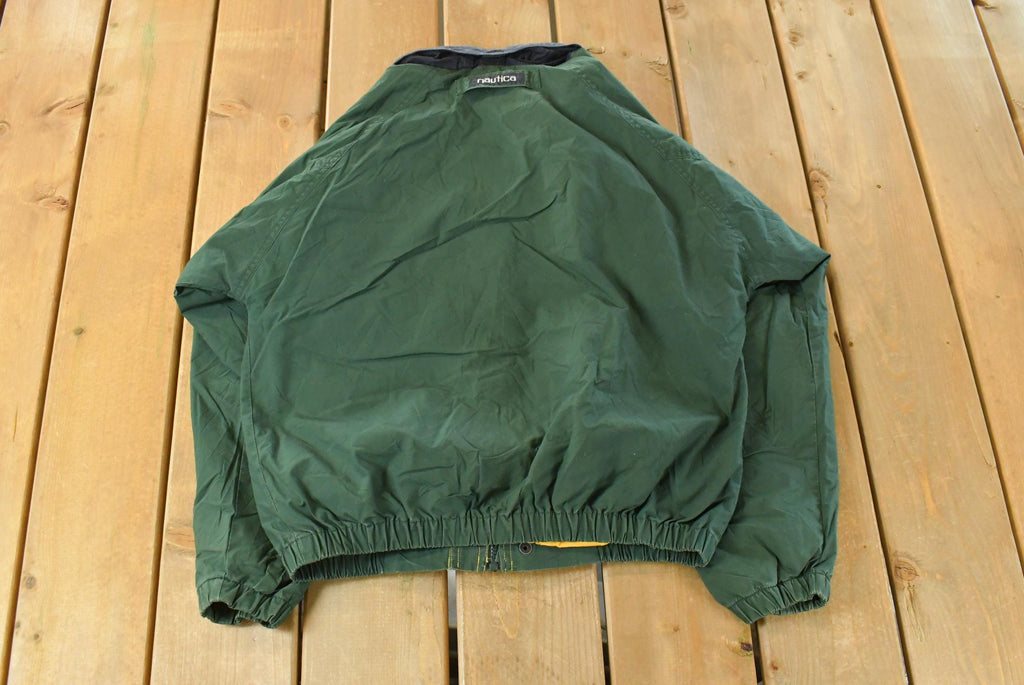 Vintage 1990s Nautica Full Zip Windbreaker Jacket Youth Large