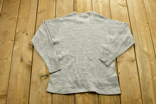 Vintage 1990's Jamari Thermolactyl Blank Thermal Crewneck Sweatshirt  90s Crewneck  Souvenir  Athleisure  Undershirt  Made In USA