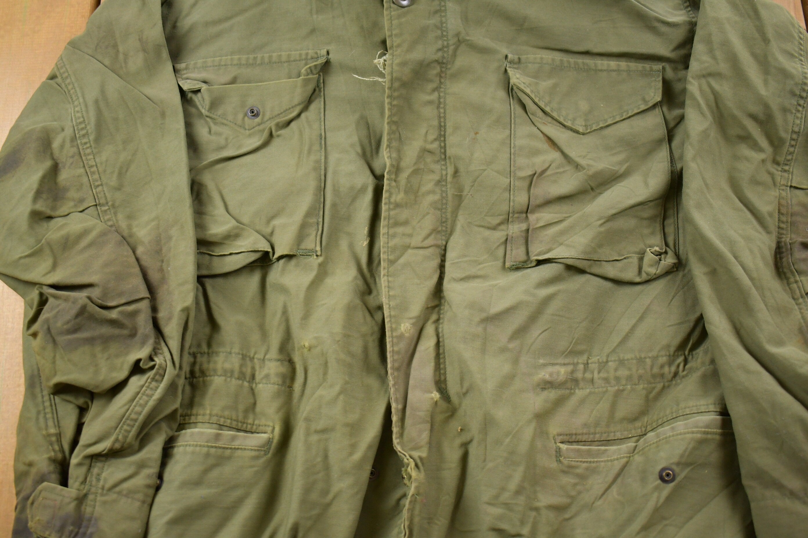 Vintage 1980s Military Field Jacket