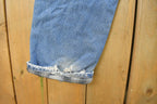 Vintage 1990s Carhartt Flannel Lined Denim Jeans Men's 34 x 31