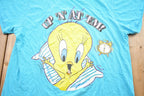 Vintage 1996 Up 'N' St Em! Cute Tweety Bird Graphic T-Shirt