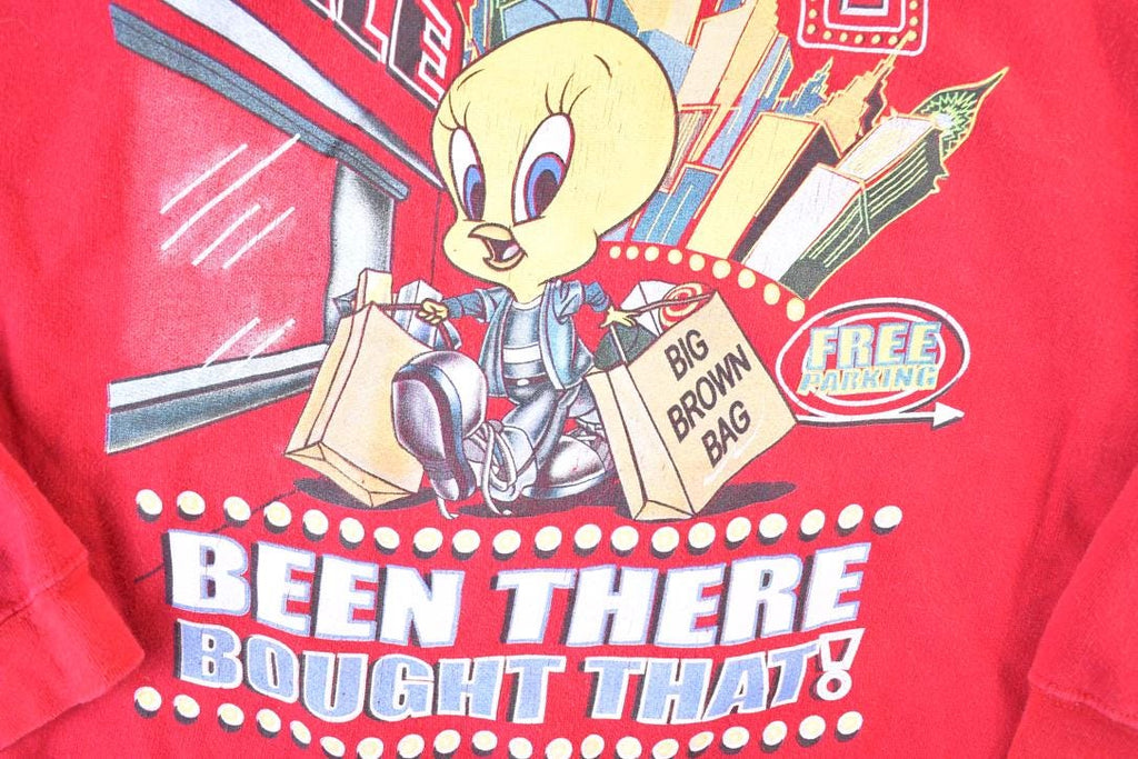 Vintage 1990s Tweety Bird Shopping Looney Tunes Crew Neck Womens XXL