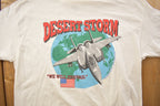 Vintage 1990s Dessert Storm Graphic T Shirt  Vintage T Shirt  Streetwear  Graphic Tee  Made In