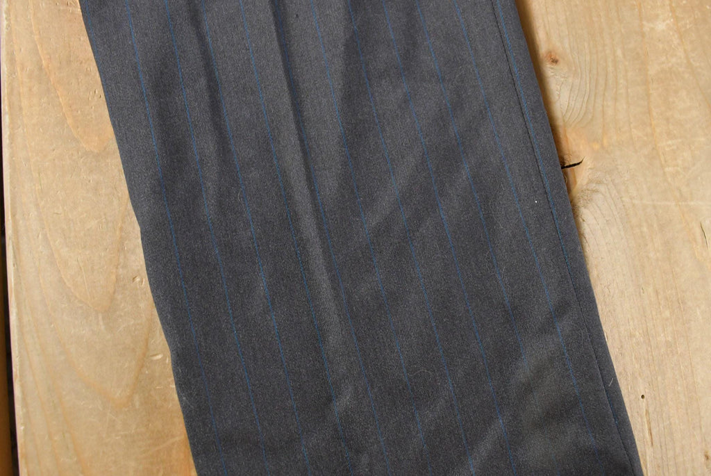 Vintage 1960s Pleated Pinstripe Trousers Men's 31 x 31