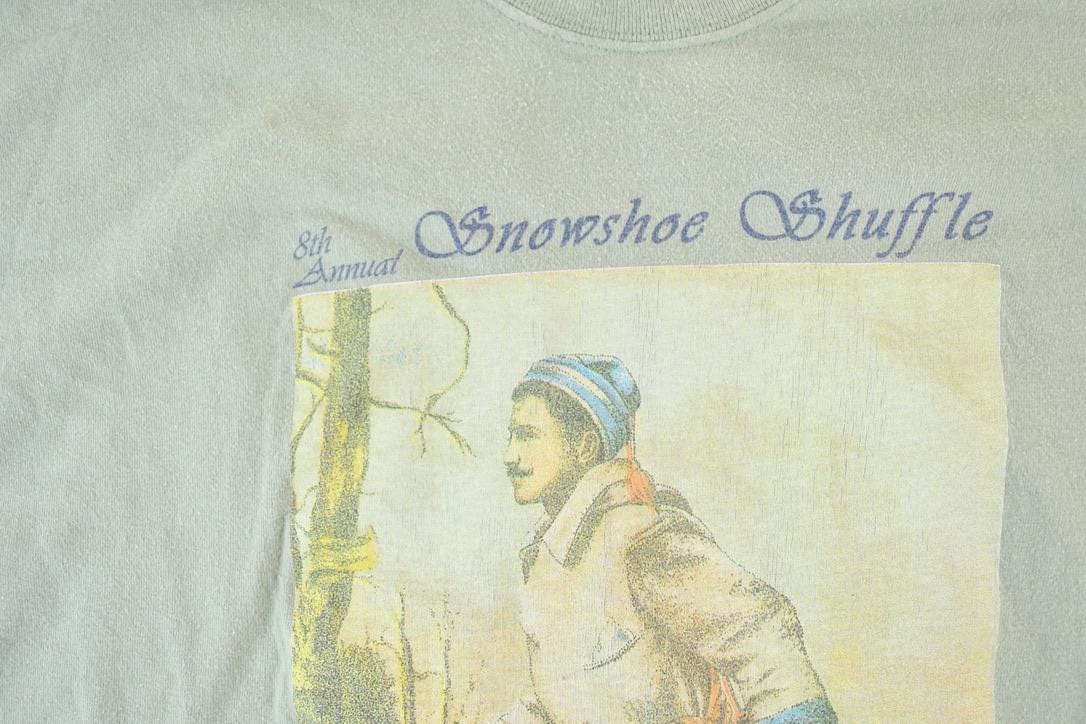 Vintage 2003 Snowshoe Shuffle Souvenir Crewneck Sweatshirt