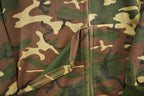 Vintage 1980s Woodland Camouflage Thermal Hoodie