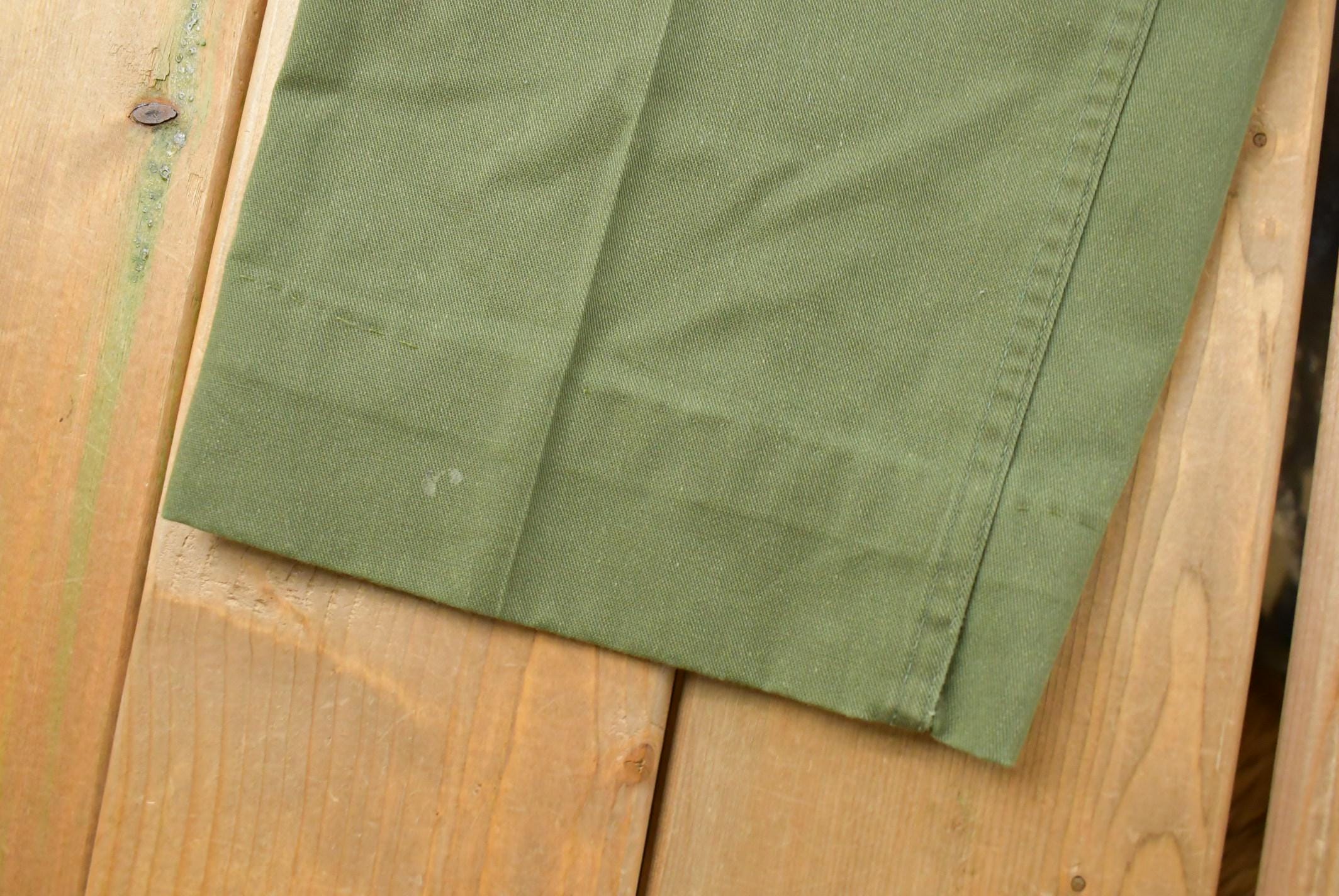Vintage 1980s Military OG 507 Army Fatigue Pants Men's 32 x 31