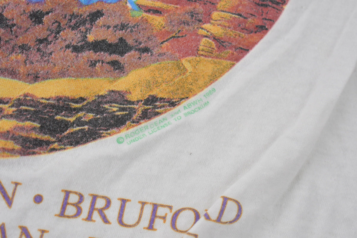 Vintage 1989 Anderson Bruford Wakeman Howe Tour Band T-shirt