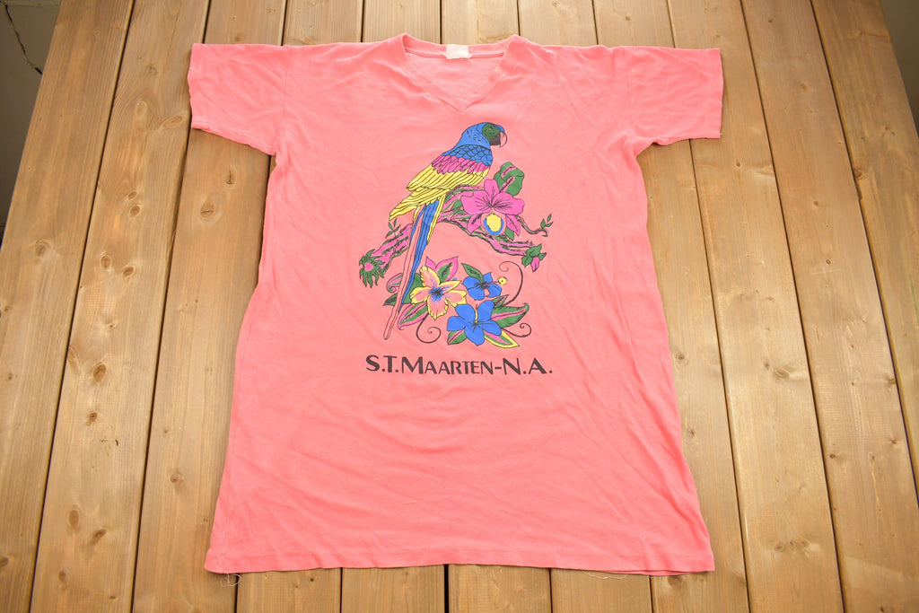 Vintage 1990s St Maarten NA Souvenir T Shirt