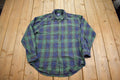 Vintage 1990s GAP Plaid Flannel Button Up Shirt - Medium