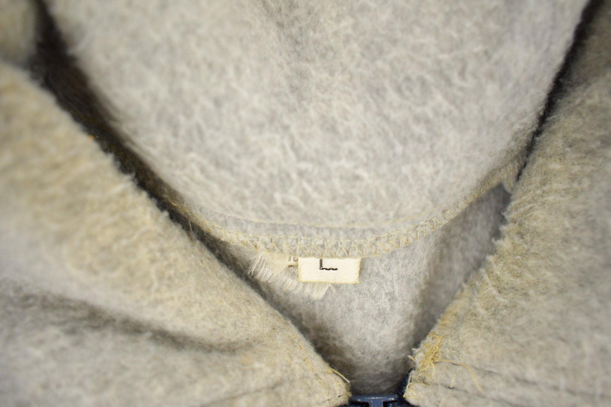 Vintage 1970s Patagonia Raglan Sleeve Full Zip Fleece Sweater