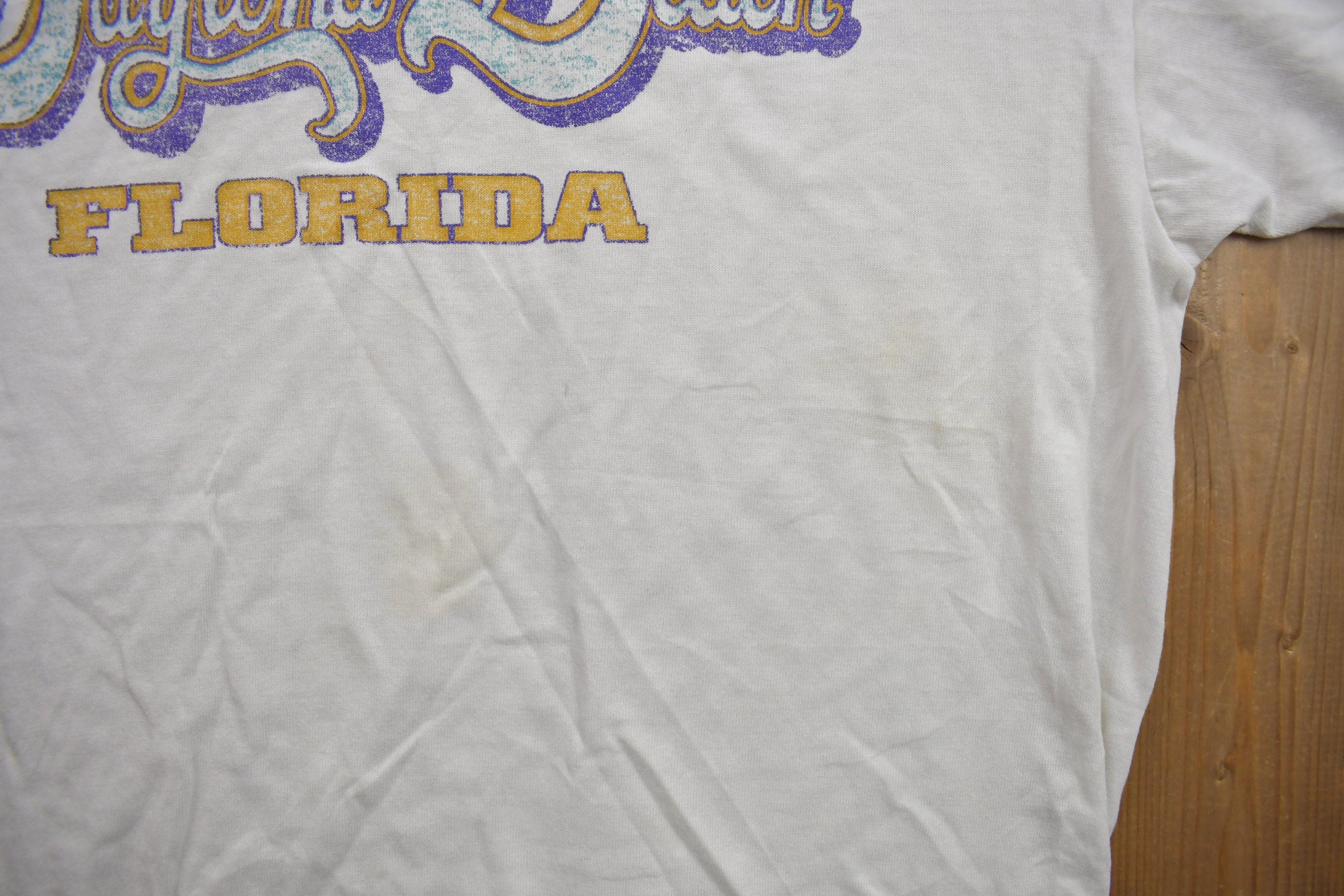Vintage 1990s Daytona Beach Florida Graphic T-Shirt