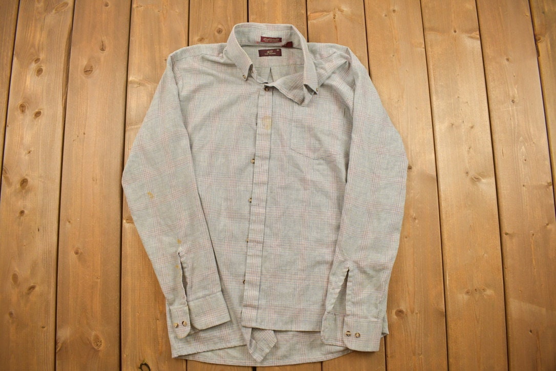 Vintage 1990s Van Heusen Striped Button Up Shirt