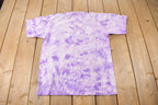 Vintage 1990s Hummingbirds Tie Dye All Over Print Graphic T-Shirt Size M