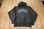 Vintage 1990s Duke University Collegiate Heavy Weight Hoodie Made In USA