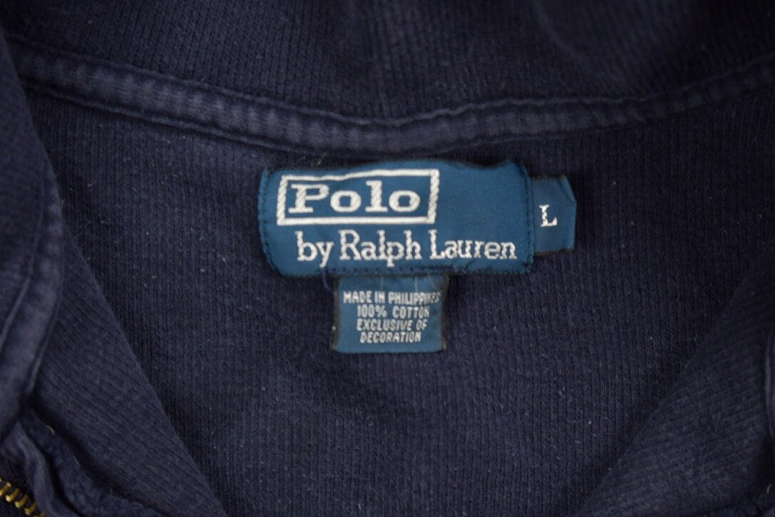 Vintage 1990s Polo Ralph Lauren Quarter Zip Sweatshirt