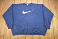 Vintage 1990s Nike Big Swoosh Graphic Crewneck Sweatshirt