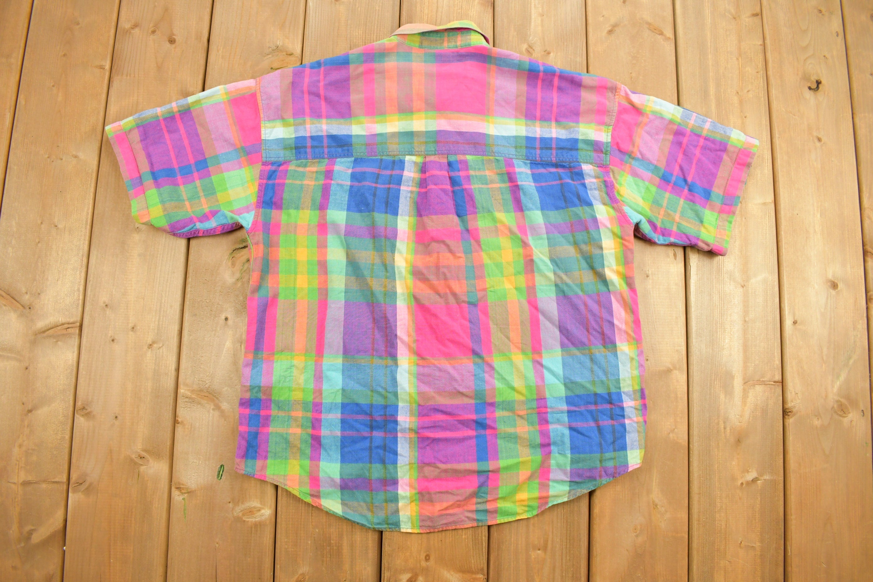 Vintage 1990s Hunt Club Striped Button Up Shirt