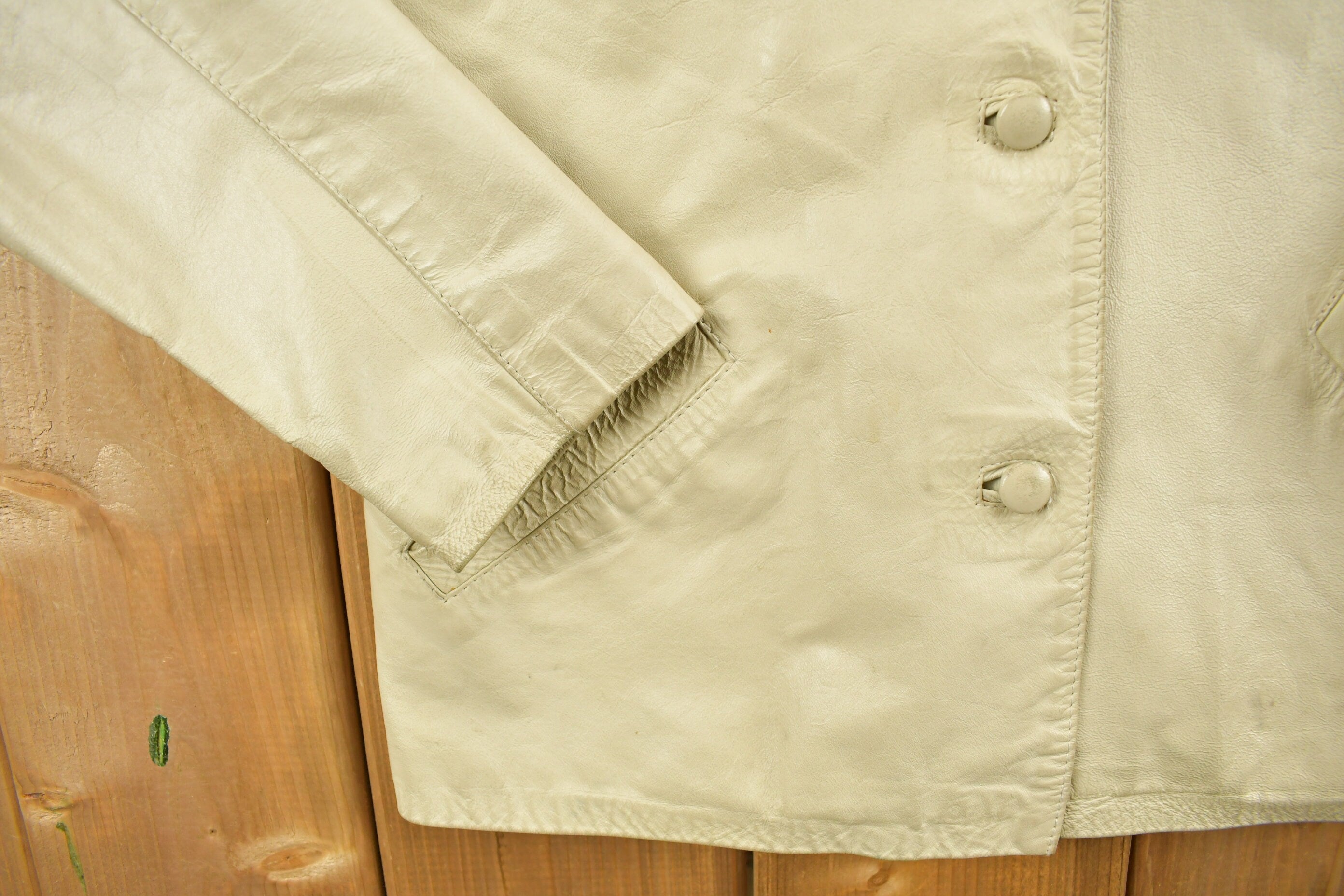 Vintage 1980s Parra Couros Leather Jacket