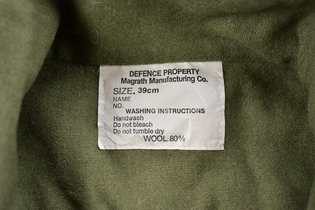 Vintage 1990s Magrath Manufacturing Co Wool Blank Button Up Shirt