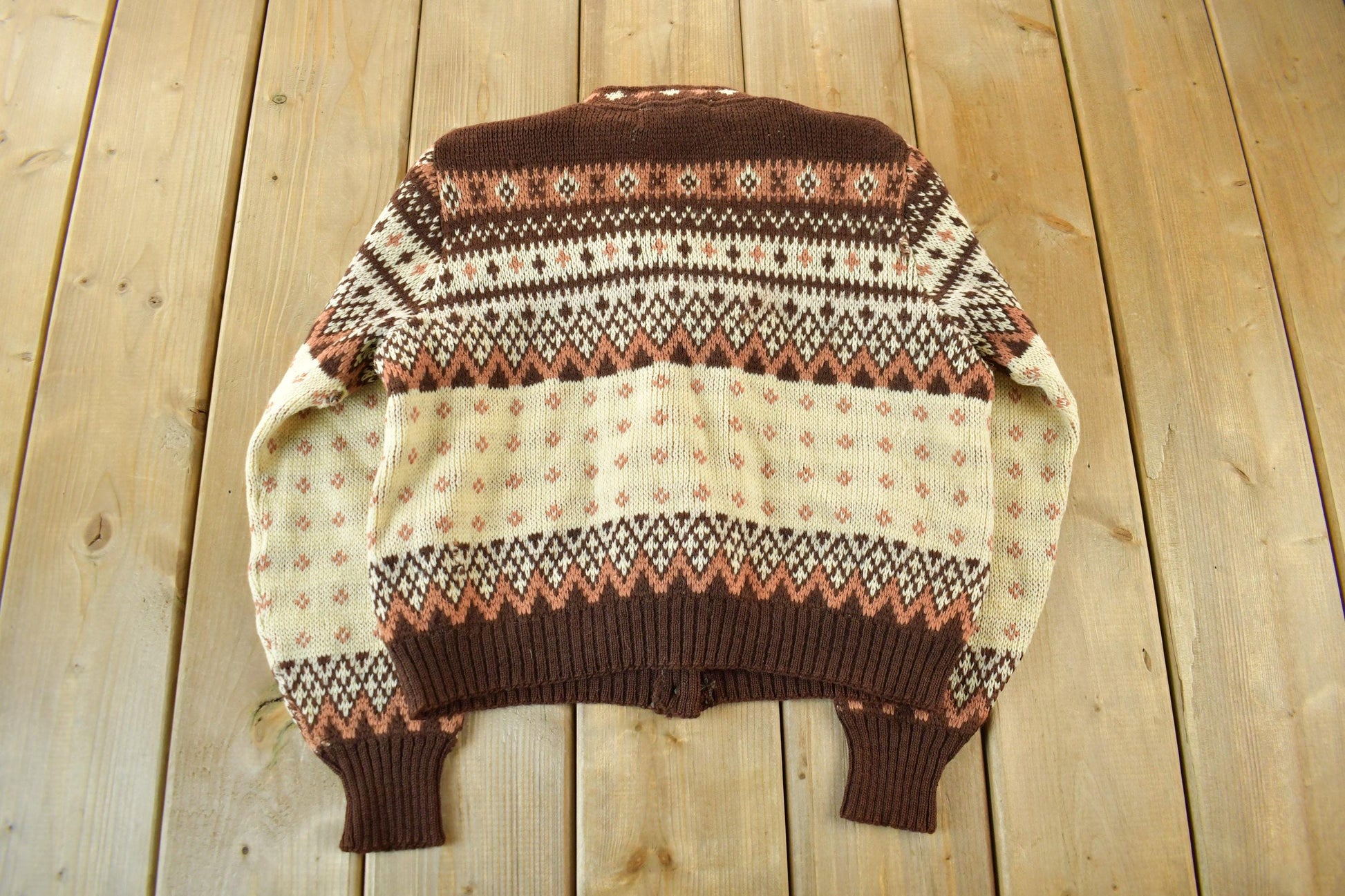 Vintage 1950s 1960s Jersild Wool Knit Cardigan Sweater