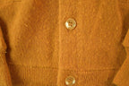 Vintage 1970s Sears Knit Perfect Mild Distress Cardigan Sweater Made In USA