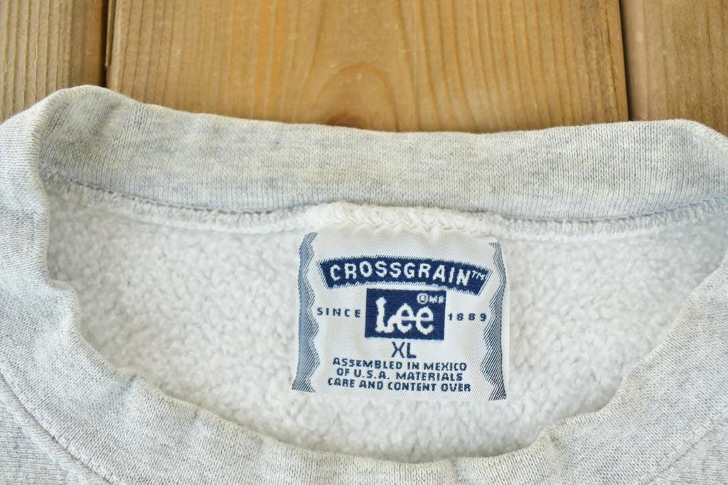 Vintage 1990s Lee Crossgrain Hempstead University Crewneck