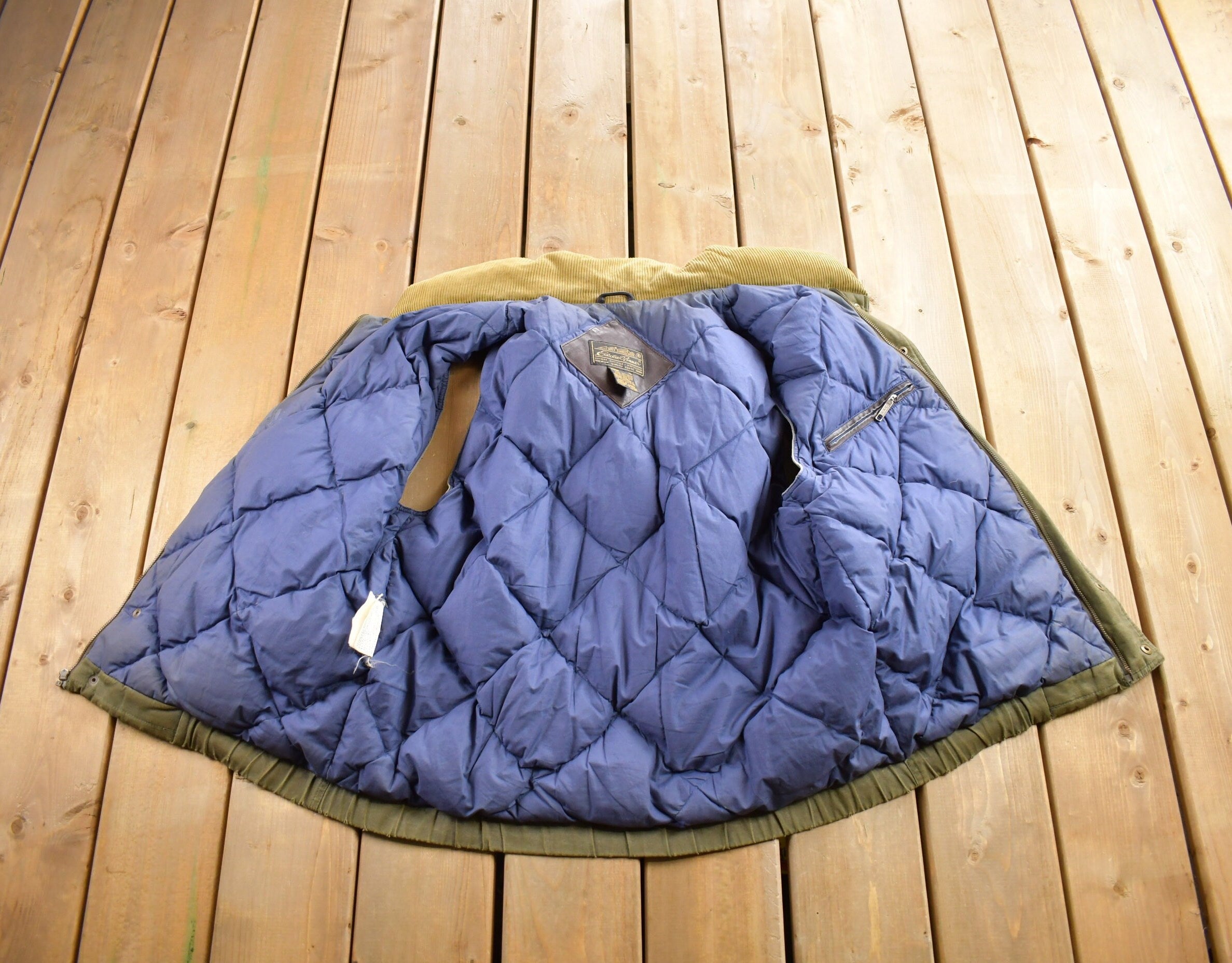 Vintage 1990s Eddie Bauer Utility Puffer Vest Size XL