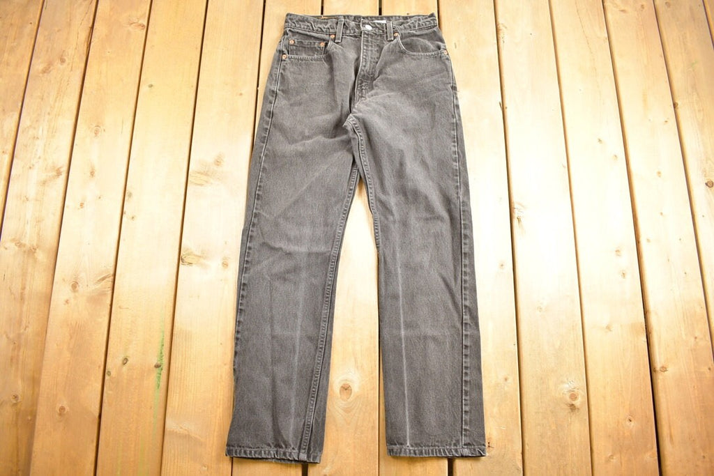 Vintage 1980s Levi's 505 Black Tab Jeans Size 28 x 28.5