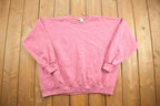 Vintage 1990s Pro Spirit Blank Pink Crewneck Sweatshirt