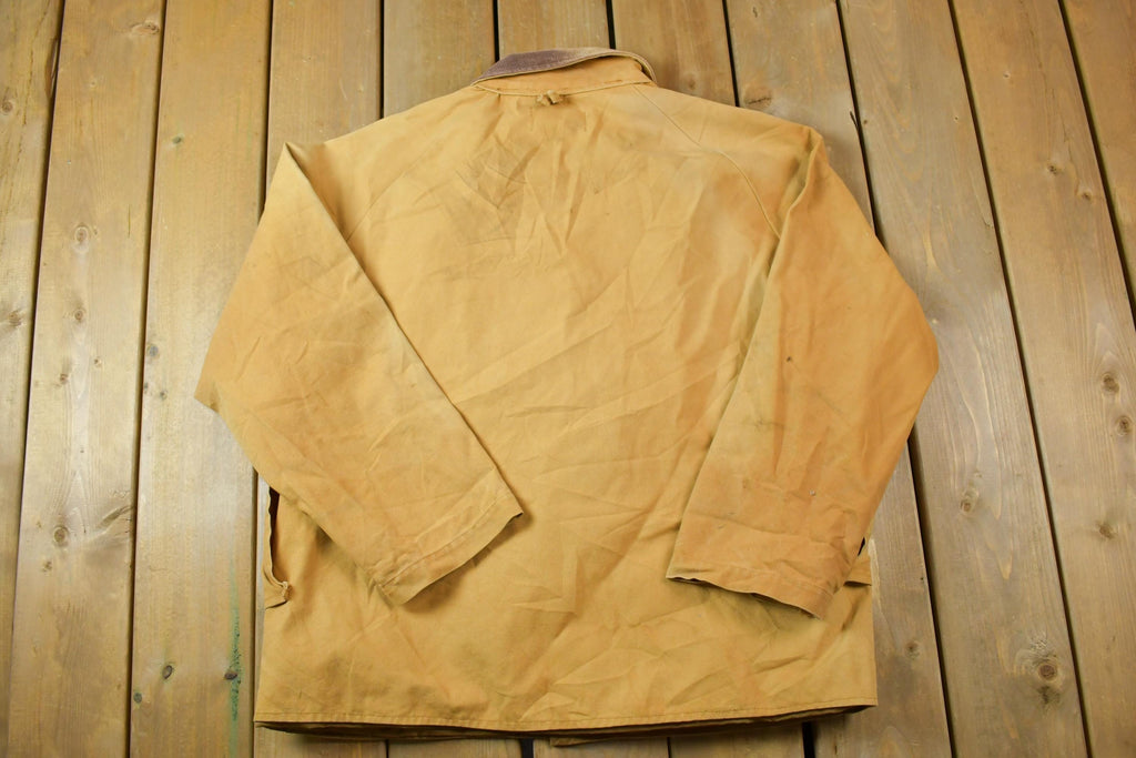 Vintage 1980s Distressed D-pocket Game winner Blanket Lined Hunting Jacket Made In USA