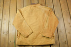 Vintage 1980s Distressed D-pocket Game winner Blanket Lined Hunting Jacket Made In USA