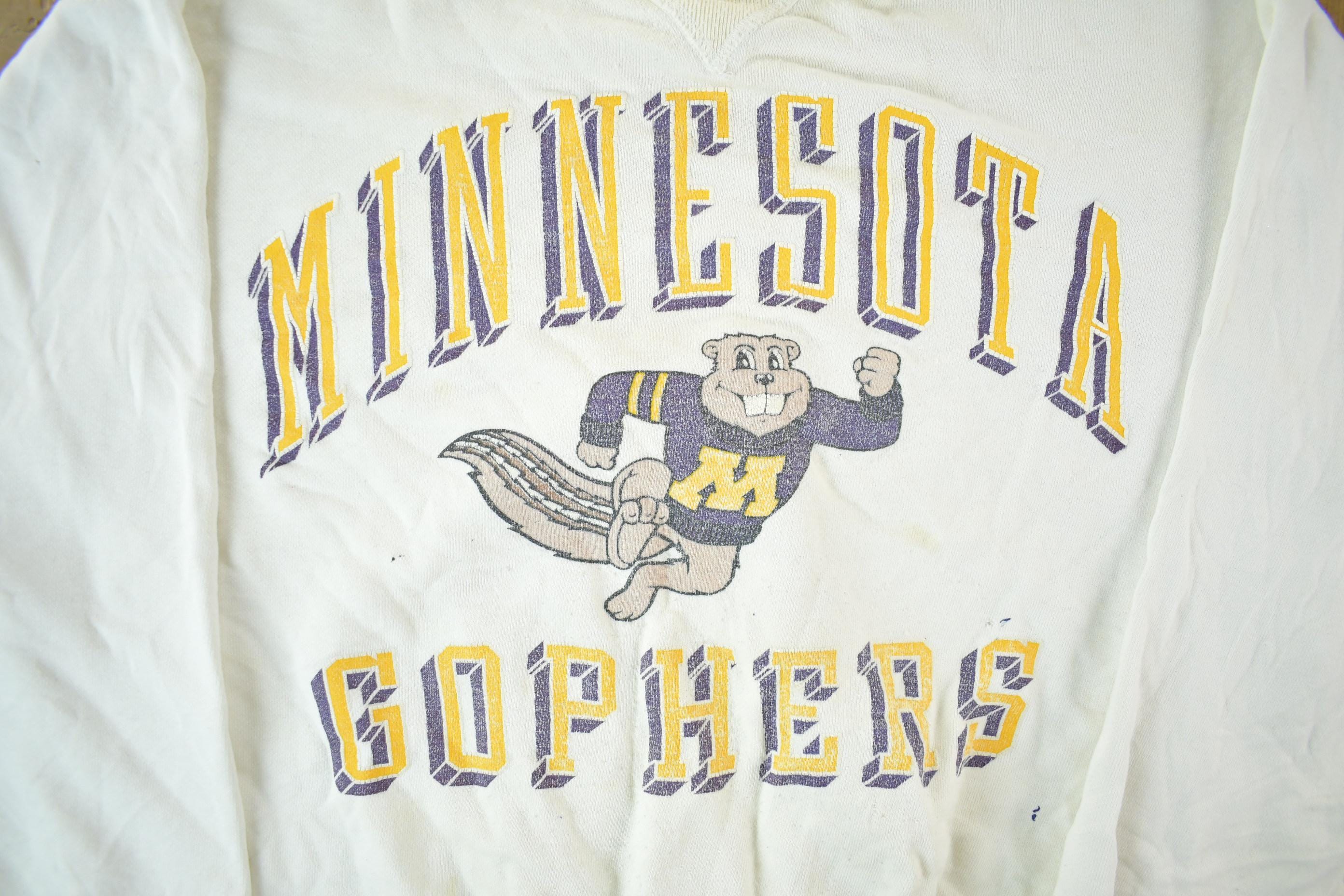 Vintage 1990s Minnesota Golden Gophers University Collegiate Crewneck Men's M-L