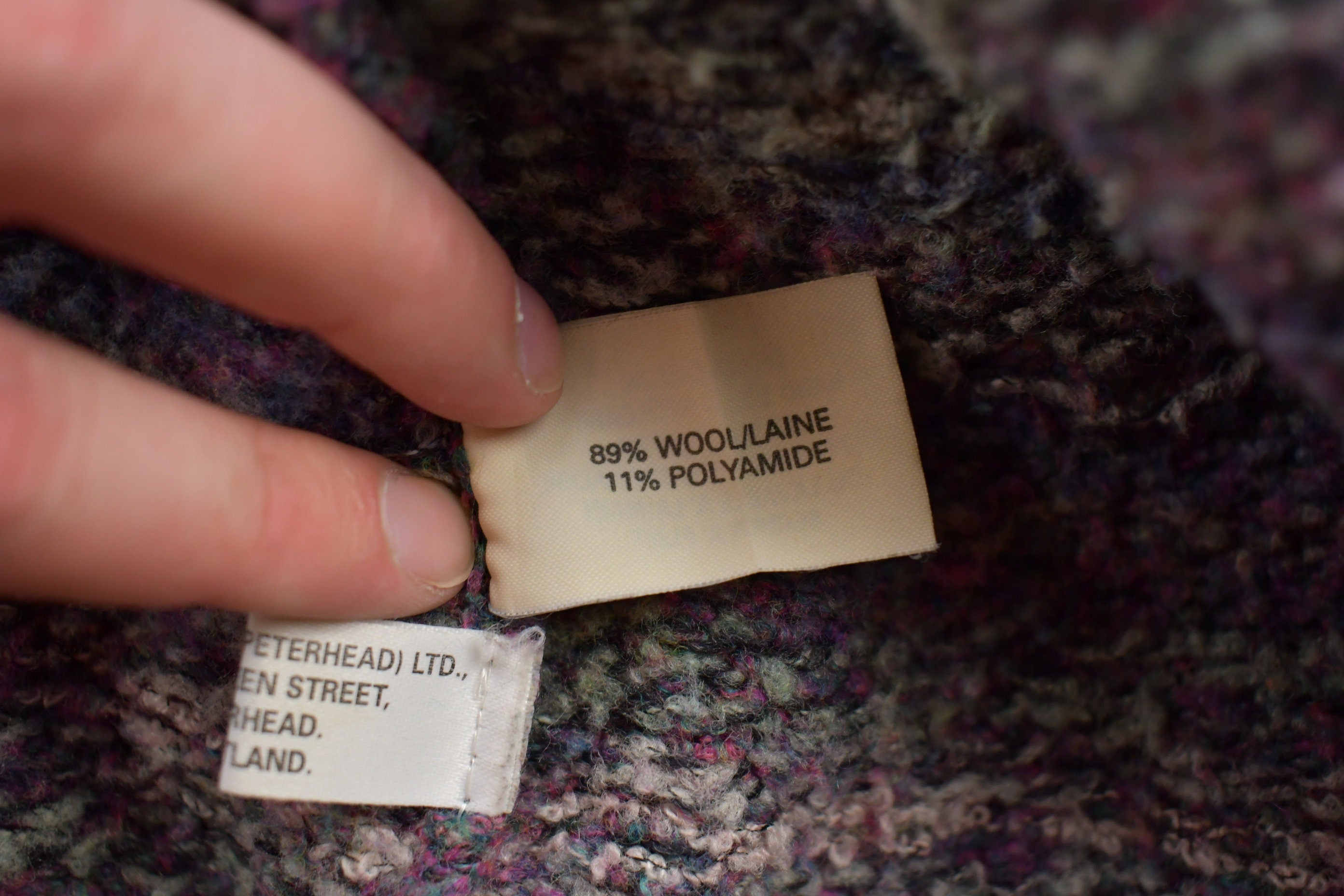 Vintage 1990s Nor' Easterly Wool Knit Sweater