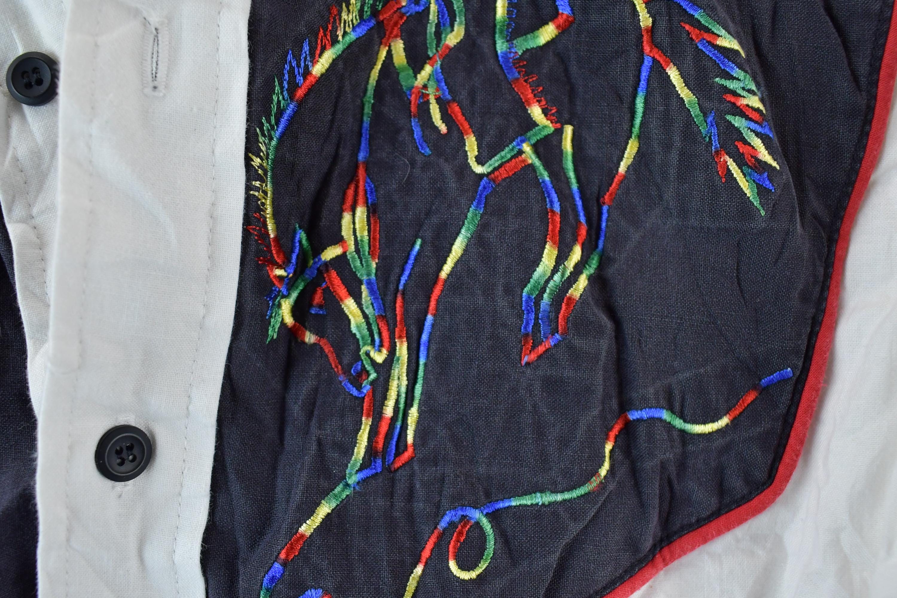 Vintage 70s Ranch And Town Western Button Up Shirt